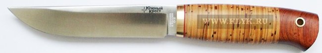 Нож Южный Крест Боровой (сталь D2, береста, кевазинго)