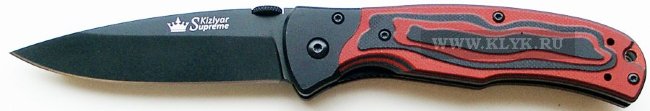 Нож складной Prime (сталь D2) Black Titanium